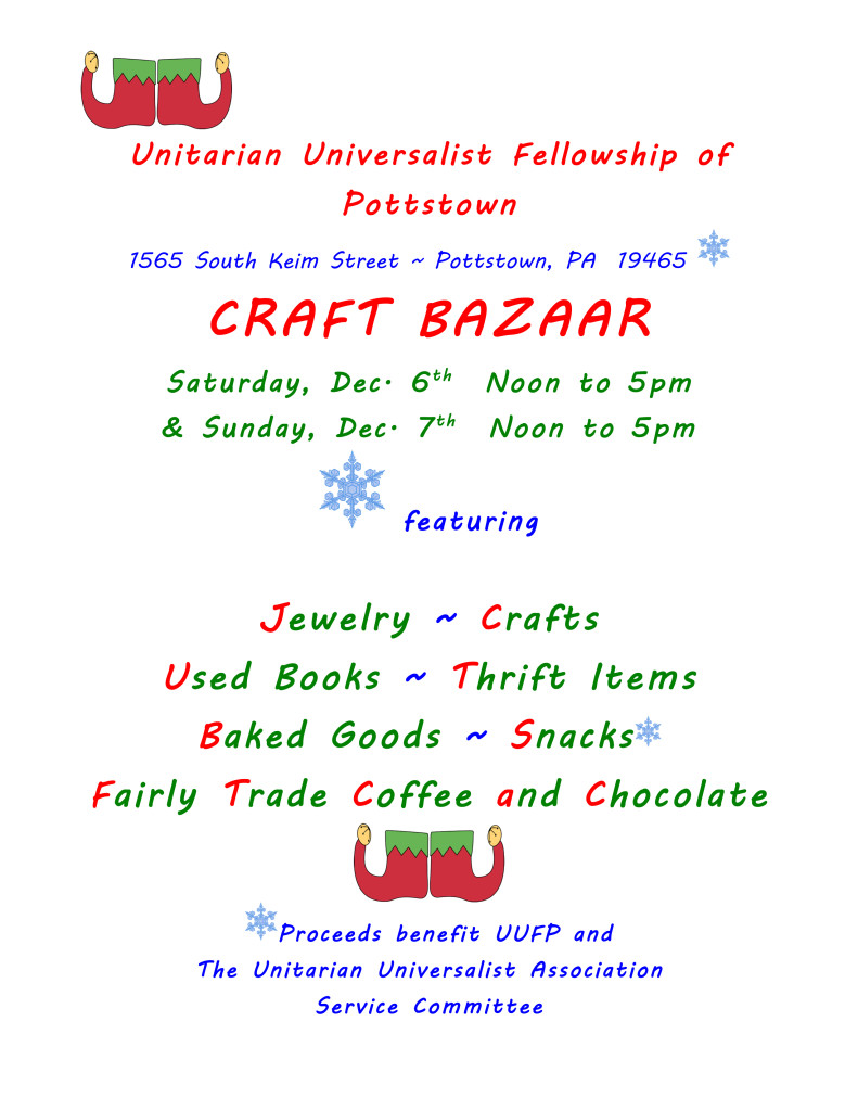 Microsoft Word - uufp craft bazaar public.doc